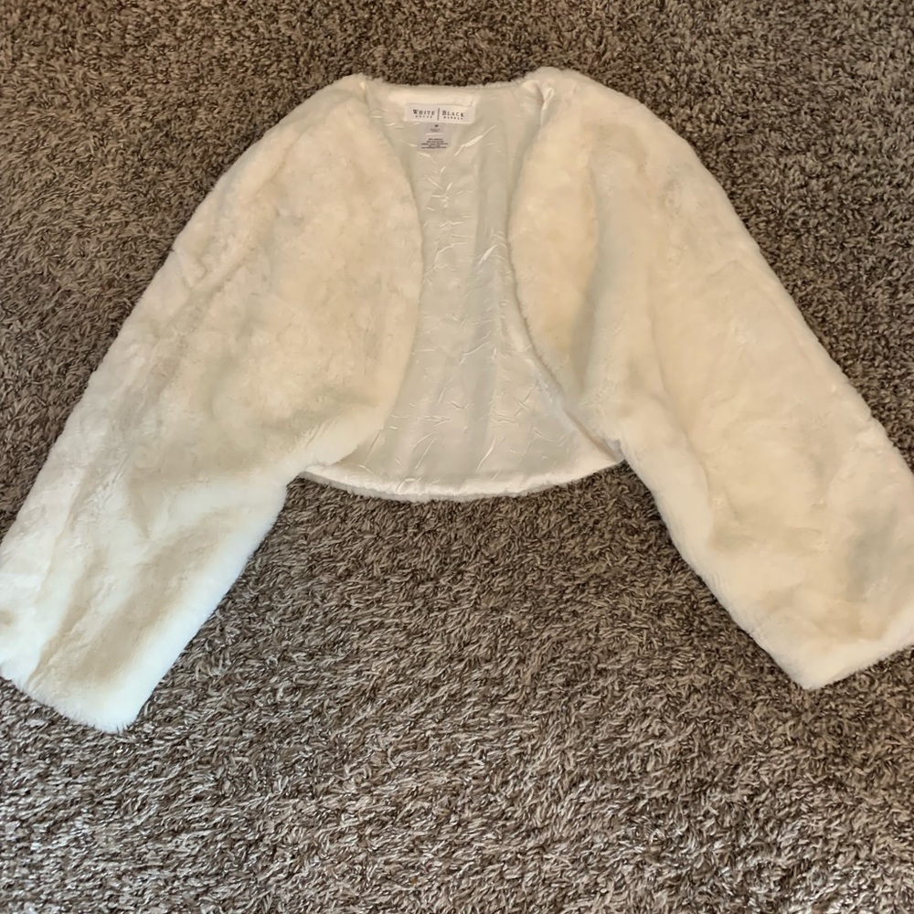 White Fur shrug